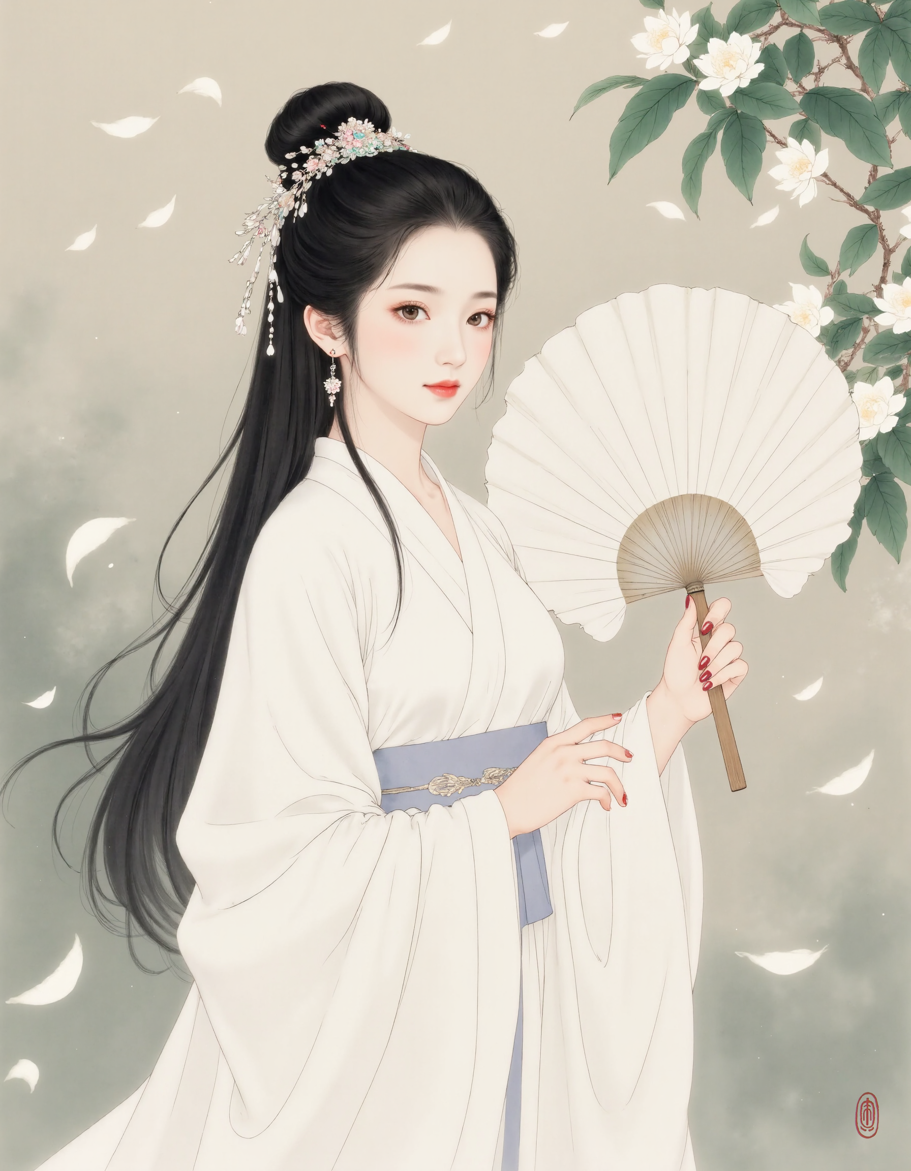 chinese fine brushwork_Paper fan.png